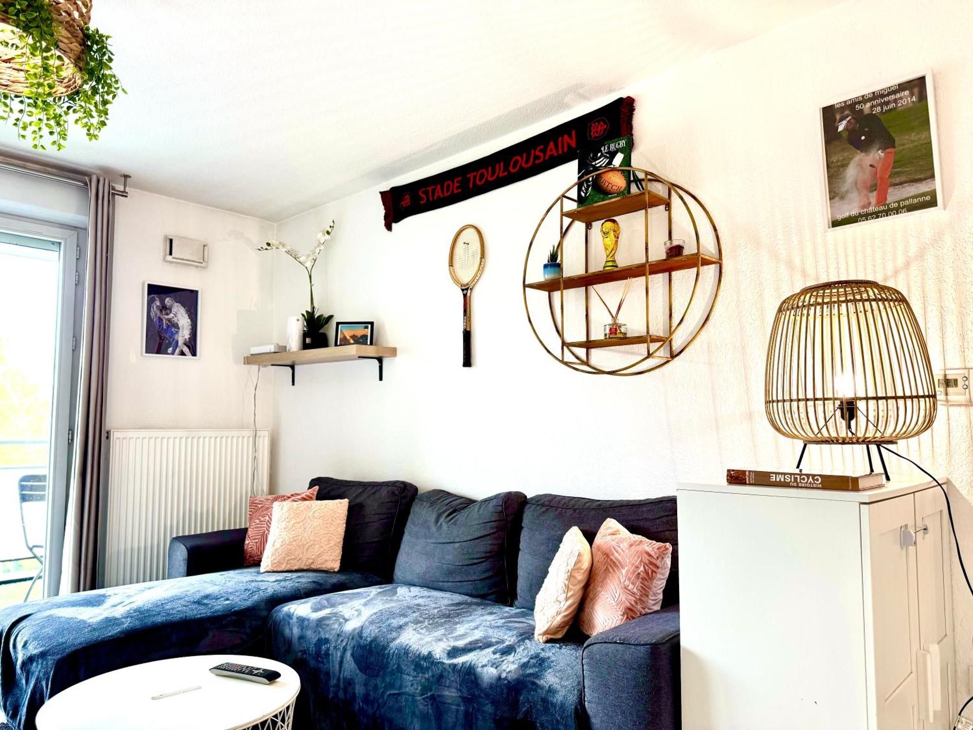 Bel Appartement T3 De 60M2 Avec Parking, Terrasse, Proche Du Metro Et Du Periph Toulouse Eksteriør bilde