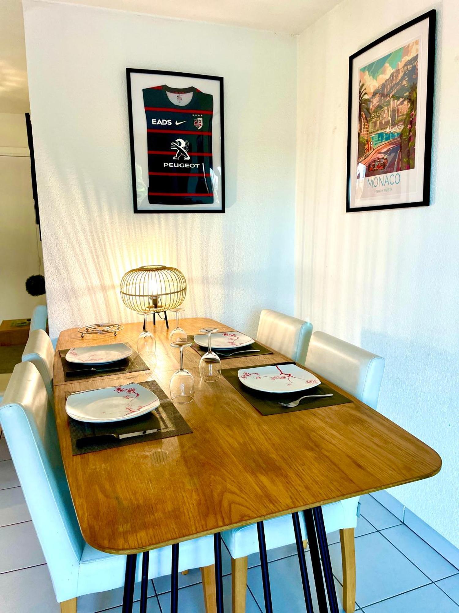Bel Appartement T3 De 60M2 Avec Parking, Terrasse, Proche Du Metro Et Du Periph Toulouse Eksteriør bilde