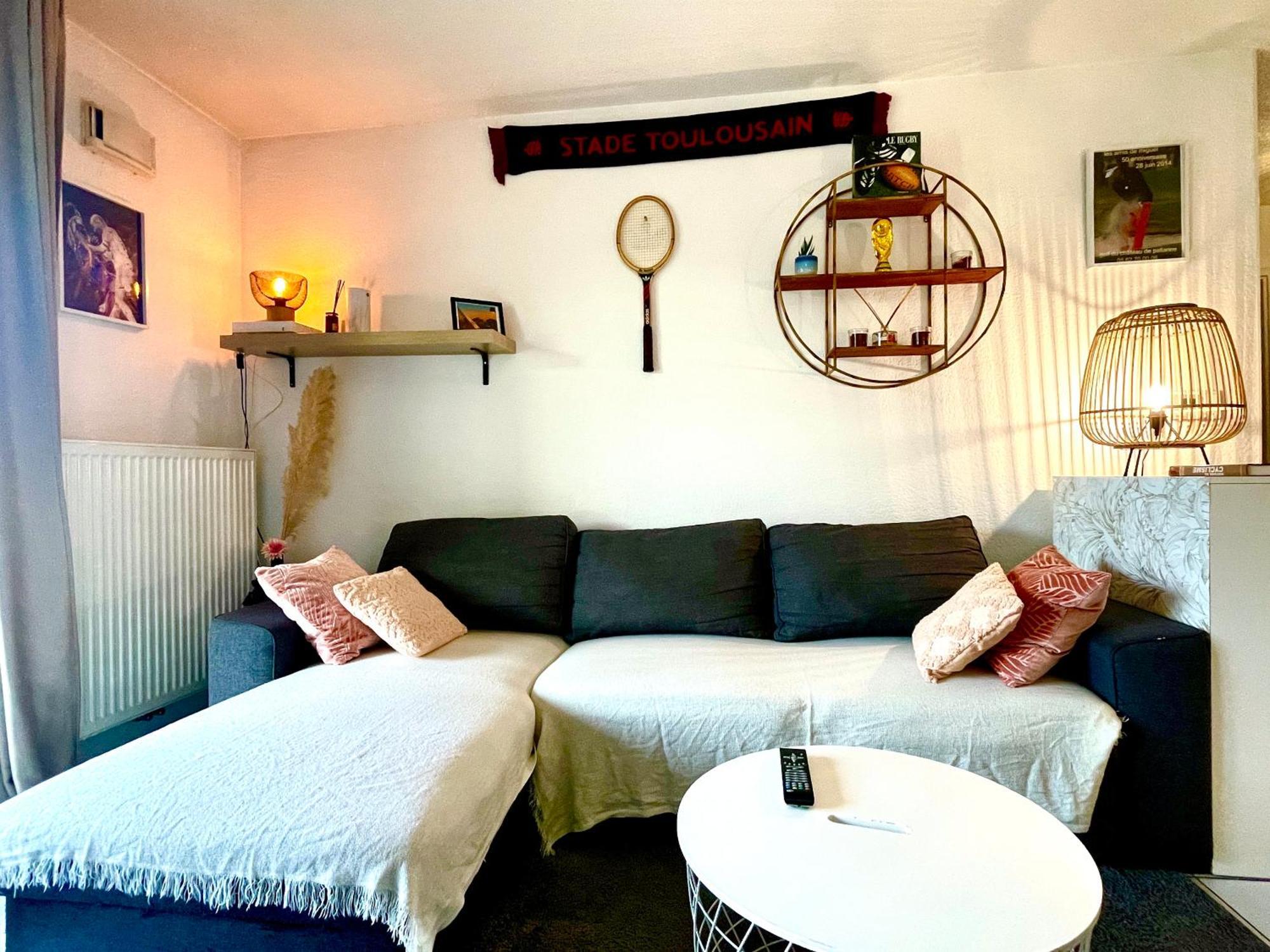 Bel Appartement T3 De 60M2 Avec Parking, Terrasse, Proche Du Metro Et Du Periph Toulouse Eksteriør bilde