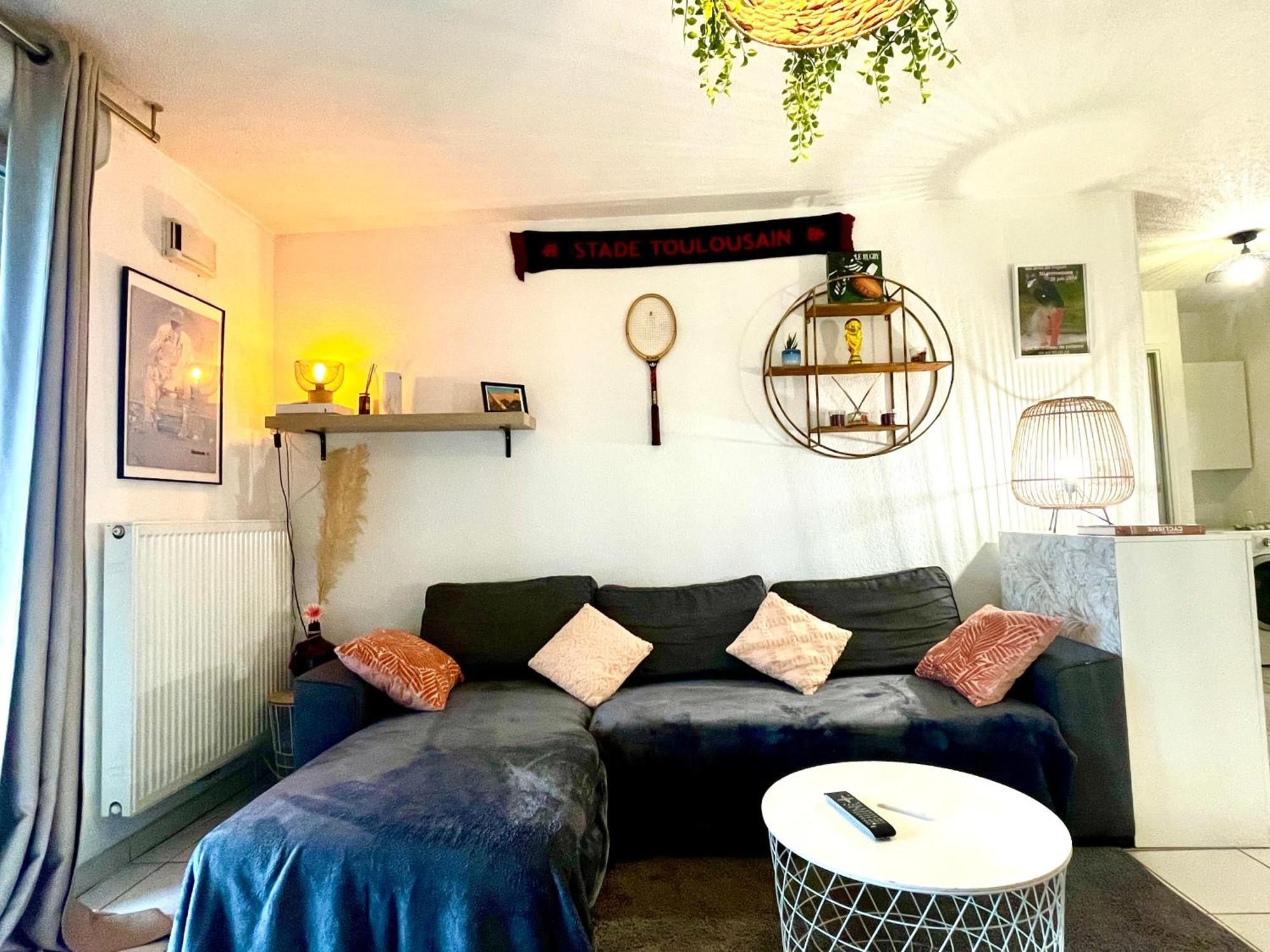 Bel Appartement T3 De 60M2 Avec Parking, Terrasse, Proche Du Metro Et Du Periph Toulouse Eksteriør bilde