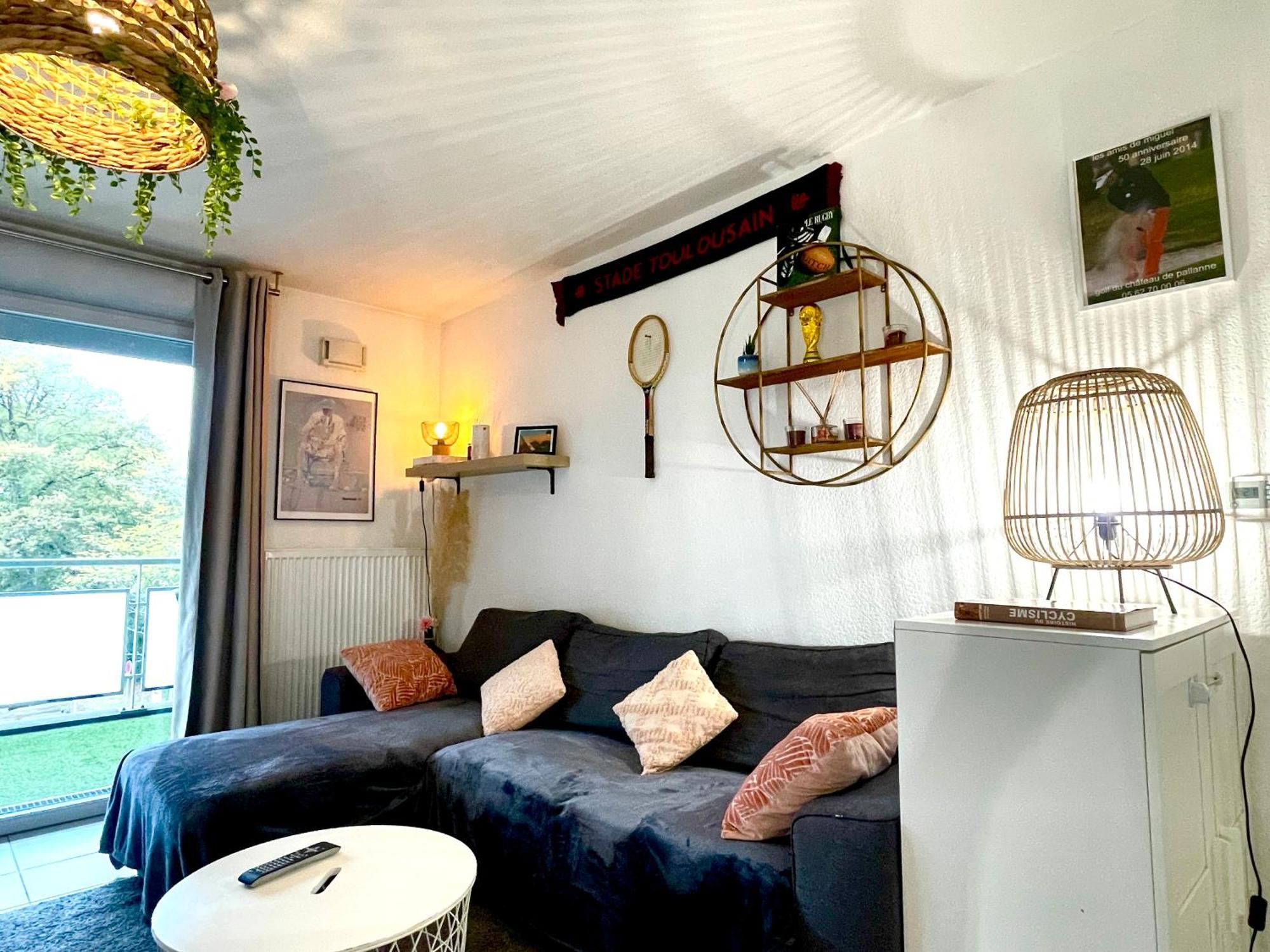 Bel Appartement T3 De 60M2 Avec Parking, Terrasse, Proche Du Metro Et Du Periph Toulouse Eksteriør bilde